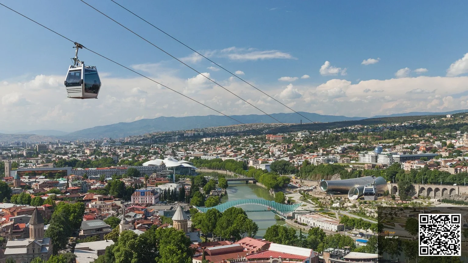 Panoramic view of Tbilisi, a top destination for the growing number of Chinese tourists.