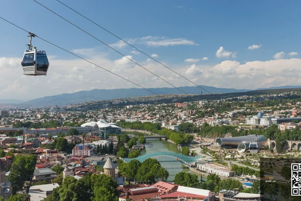 Panoramic view of Tbilisi, a top destination for the growing number of Chinese tourists.