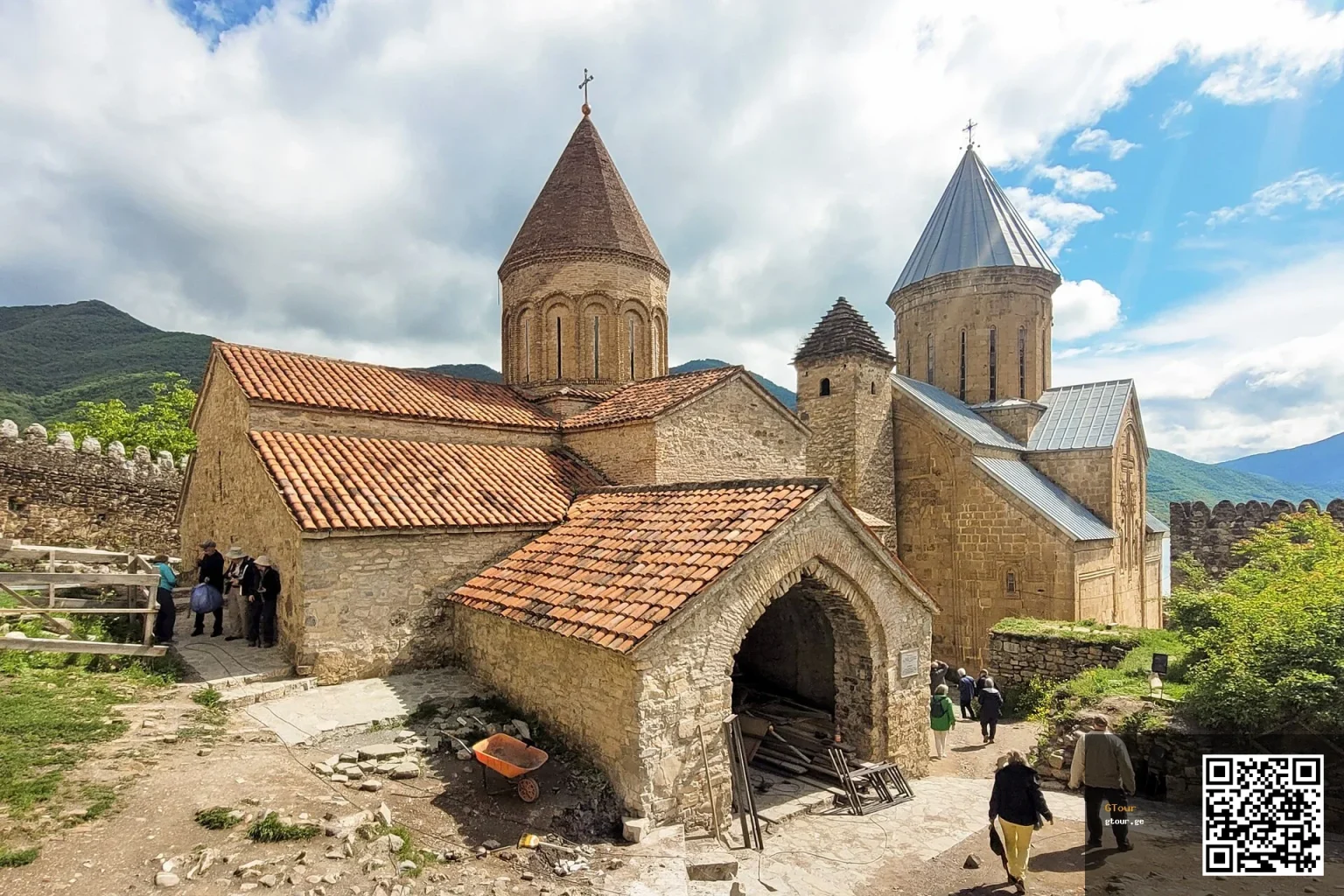 Ananuri fortress, a classic day-trip from Tbilisi along the Georgian Military Highway.