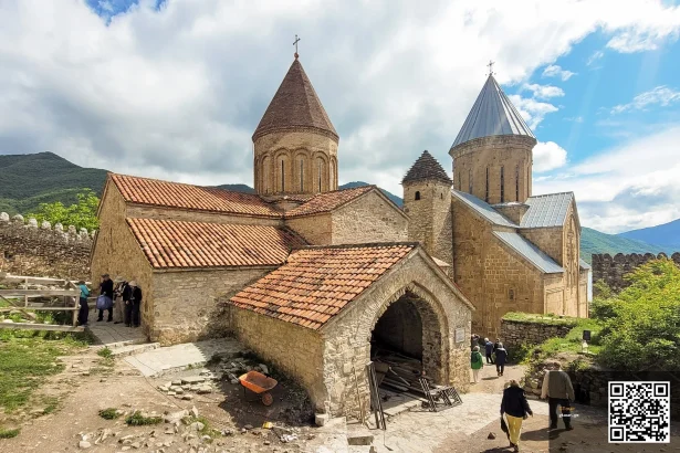 Ananuri fortress, a classic day-trip from Tbilisi along the Georgian Military Highway.
