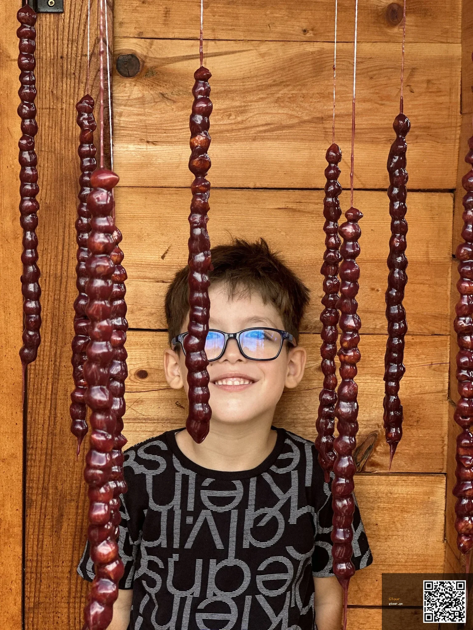 Churchkhela, the traditional candle-shaped sweet, symbolizes Georgia's harvest-related public holidays.