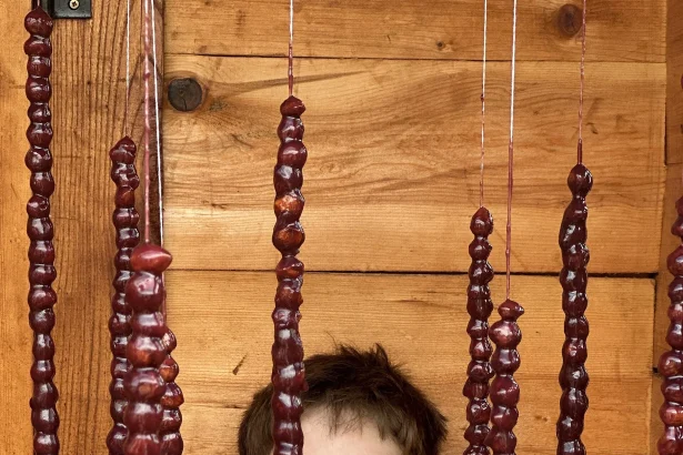 Churchkhela, the traditional candle-shaped sweet, symbolizes Georgia's harvest-related public holidays.