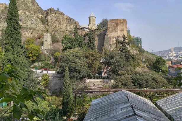Narikala Fortress overlooks Tbilisi's old town, a key landmark for first-time visitors.