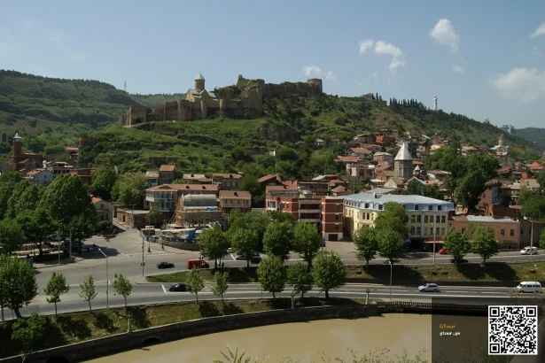 Old Tbilisi and Narikala fortress, the city most Palestinian visitors will see first.