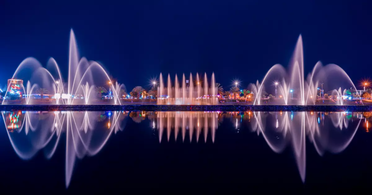 Dancing fountains – a landmark of Batumi